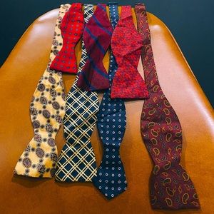 Vintage Silk Bowtie Lot